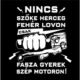 nincs-szőke-herceg-motoros-póló