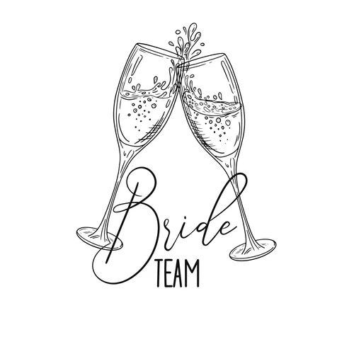 Bride-team-póló