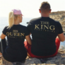 Kép 1/2 - His Queen & The King páros póló