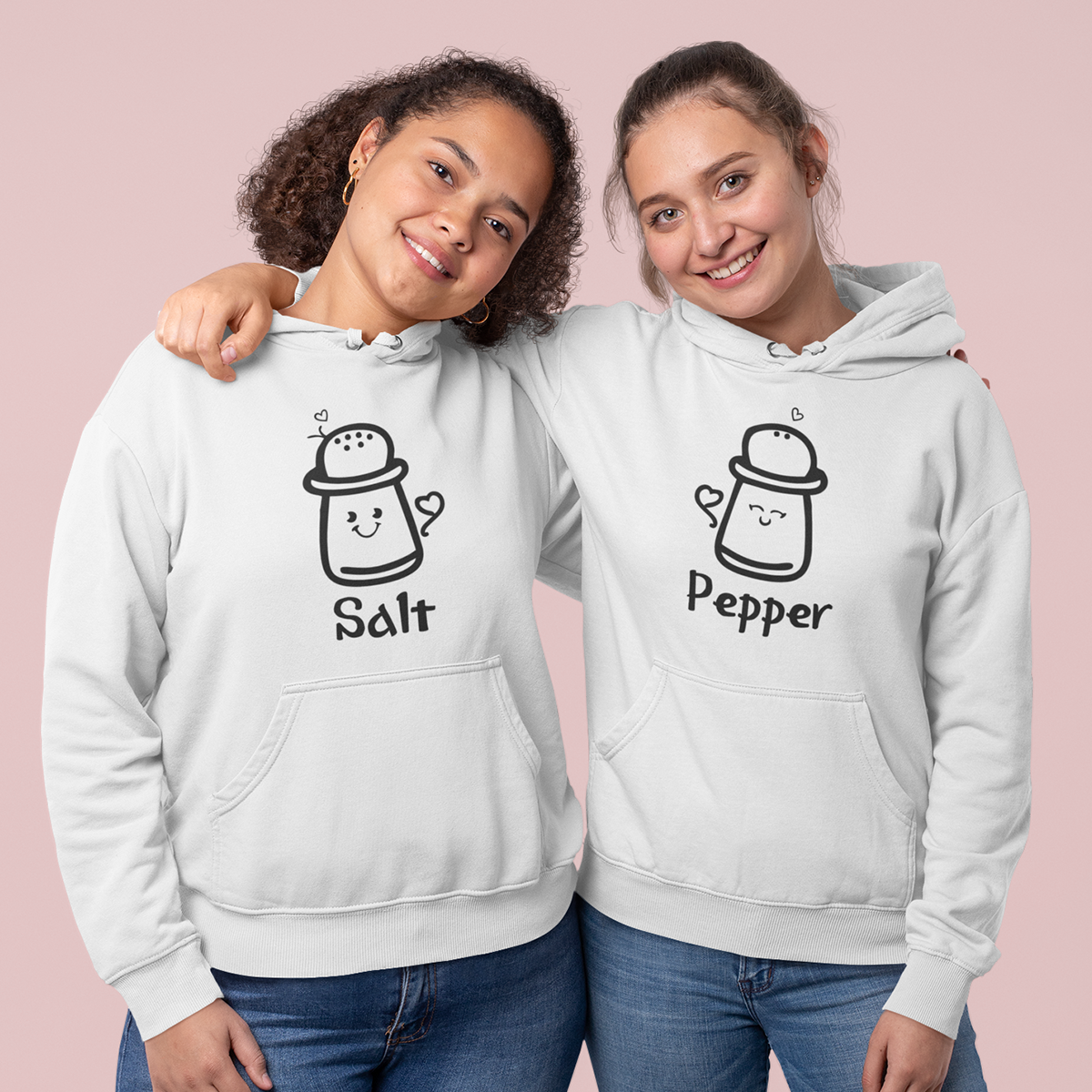 Salt and Pepper barátnős páros pulóver